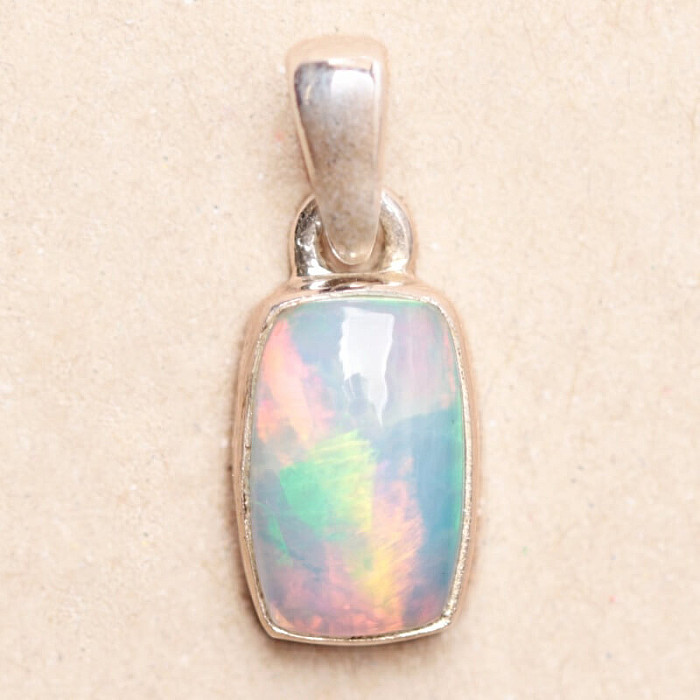 Opál etiopský přívěsek stříbro Ag 925 P1882 - 1