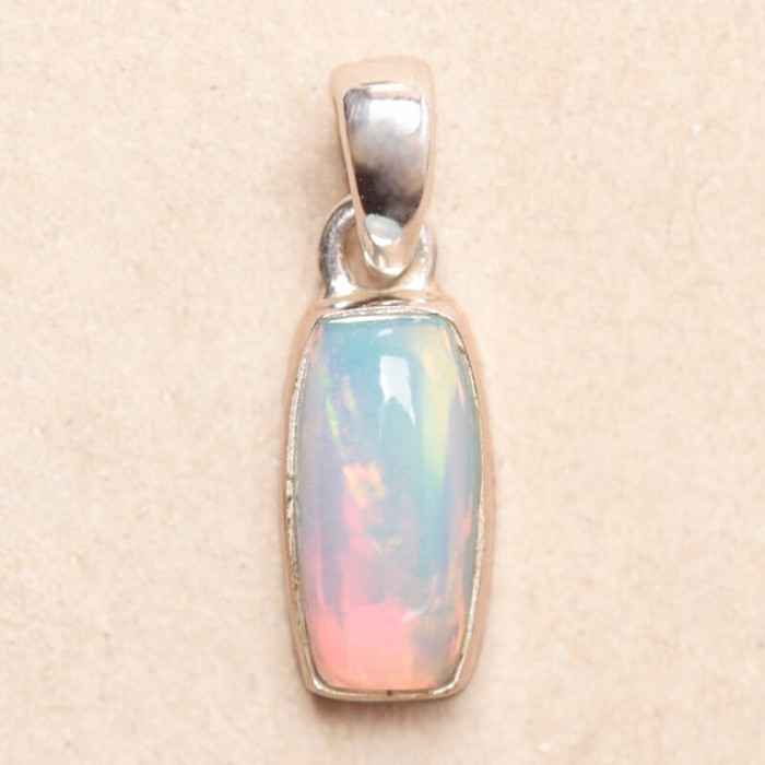 Opál etiopský přívěsek stříbro Ag 925 P1896 - 1