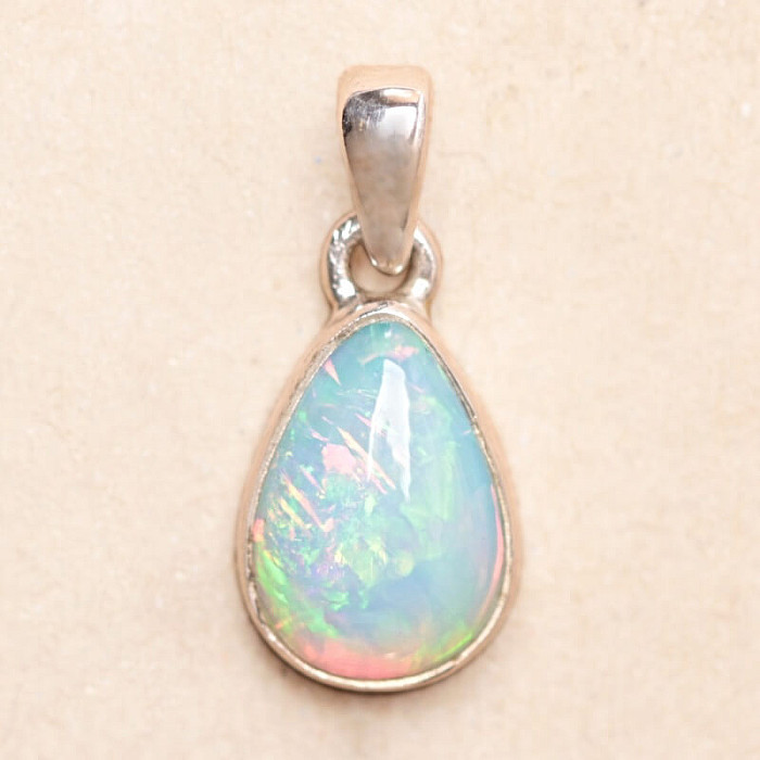 Opál etiopský přívěsek stříbro Ag 925 P1899 - 1