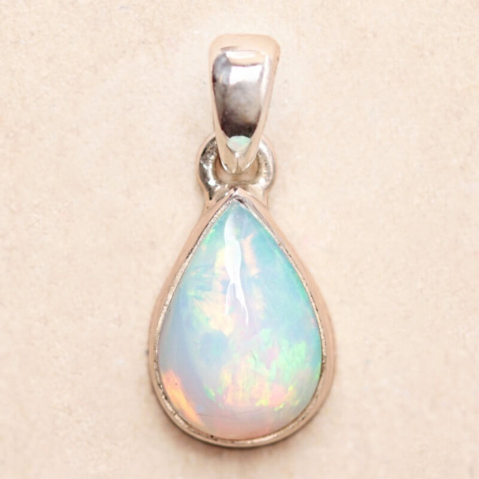 Opál etiopský přívěsek stříbro Ag 925 P1901 - 1