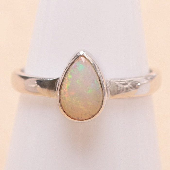 Opál etiopský prsten stříbro Ag 925 R2244 - 57 mm (US 8)