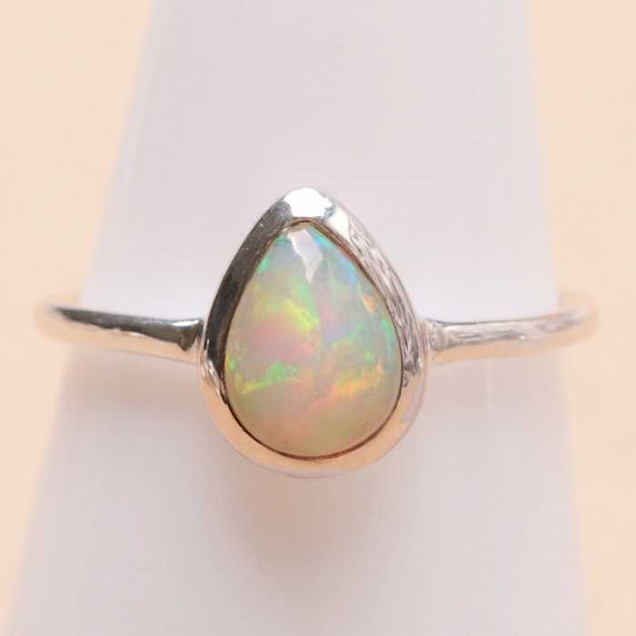 Opál etiopský prsten stříbro Ag 925 R2289 - 51 mm (US 5