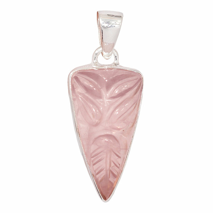 Růženín vyřezávaný přívěsek stříbro Ag 925 P130 - 2