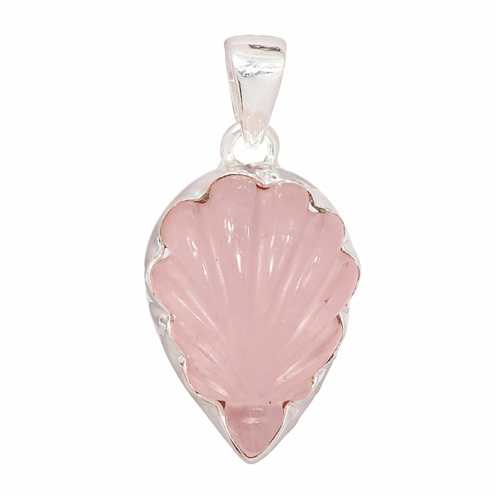 Růženín vyřezávaný přívěsek stříbro Ag 925 P134 - 2