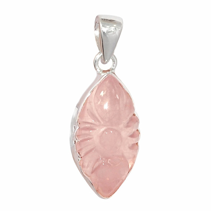 Růženín vyřezávaný přívěsek stříbro Ag 925 P88 - 2