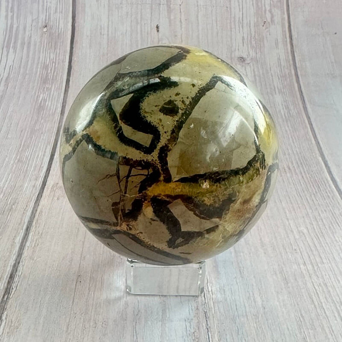 Septárie leštěná koule Madagaskar 20 - cca ø 7