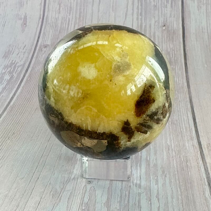 Septárie leštěná koule Madagaskar 21 - cca ø 7