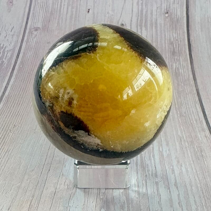 Septárie leštěná koule Madagaskar 26 - cca ø 6