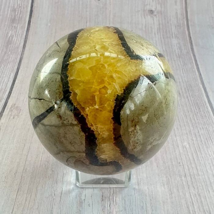 Septárie leštěná koule Madagaskar 29 - cca ø 6