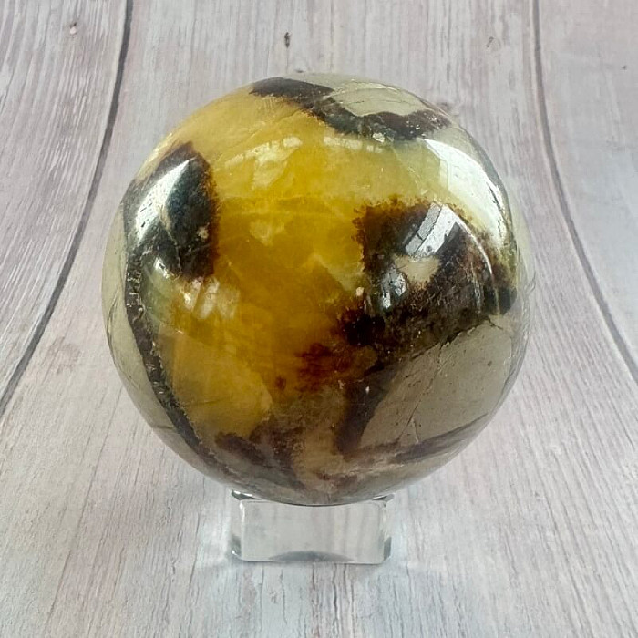 Septárie leštěná koule Madagaskar 30 - cca ø 7