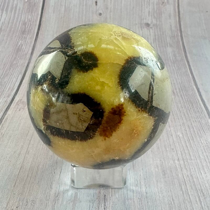 Septárie leštěná koule Madagaskar 31 - cca ø 7 cm