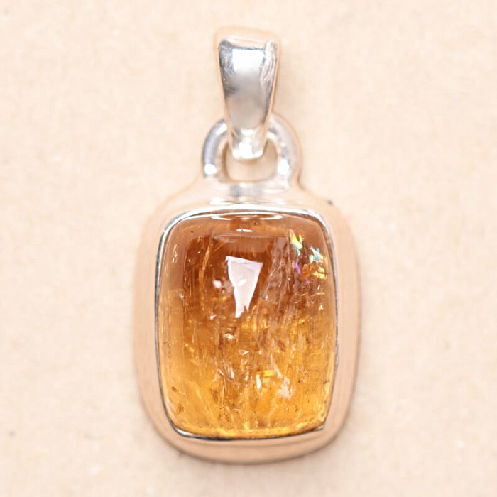 Topaz zlatý Imperial přívěsek Ag 925 P111 - 1