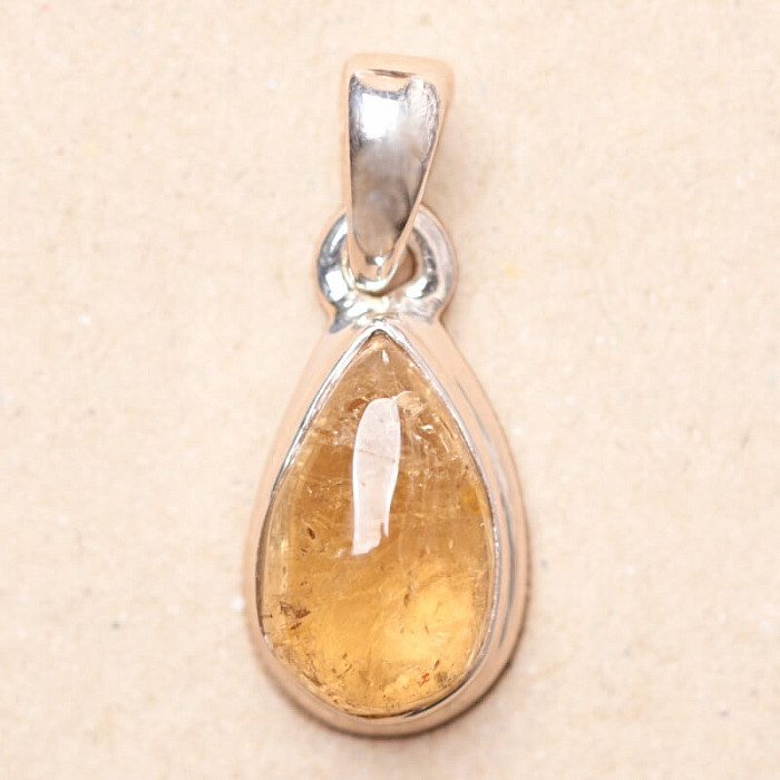 Topaz zlatý Imperial přívěsek Ag 925 P153 - 1