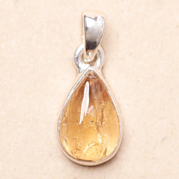 Topaz zlatý Imperial přívěsek Ag 925 P157 - 1