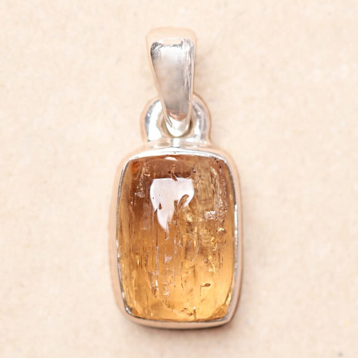 Topaz zlatý Imperial přívěsek Ag 925 P161 - 1