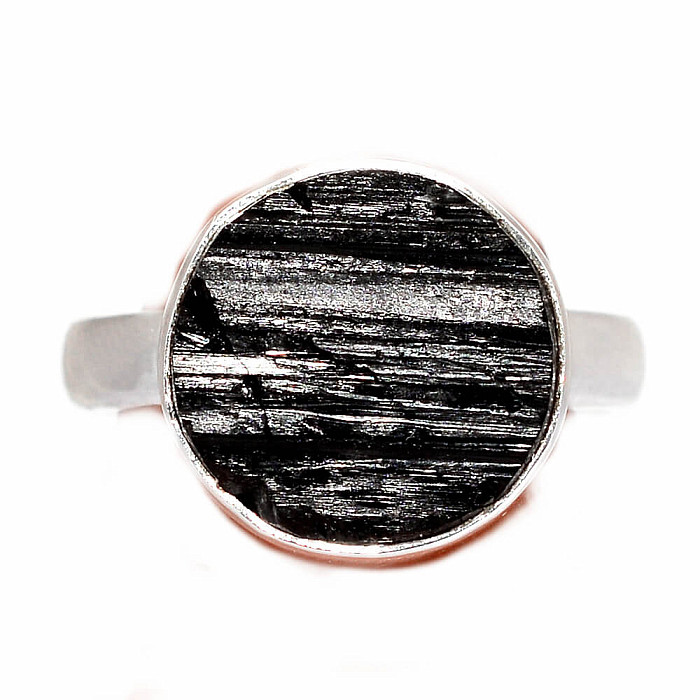 Turmalín skoryl prsten stříbro Ag 925 R1549 - 61 mm (US 9