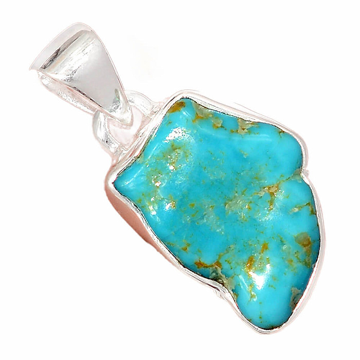 Tyrkys modrý přívěsek stříbro Ag 925 P1445 - 1