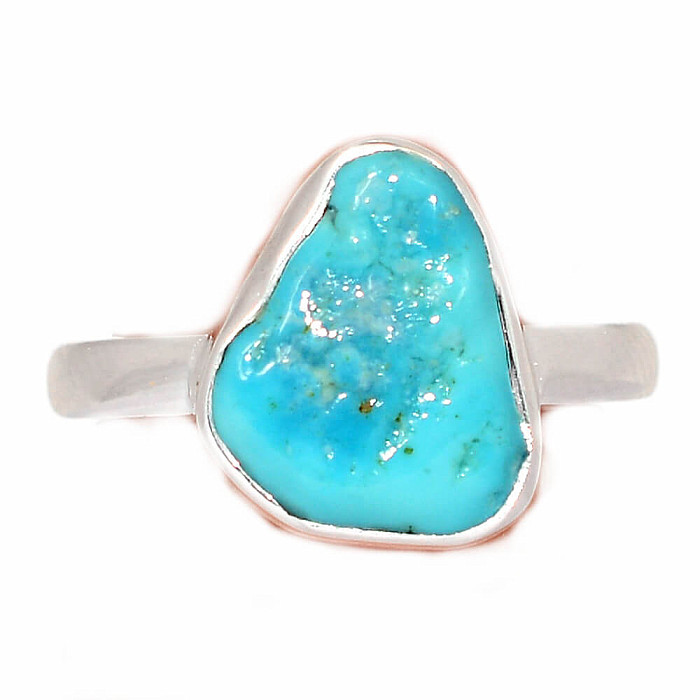 Tyrkys modrý prsten stříbro Ag 925 R1717 - 56 mm (US 7