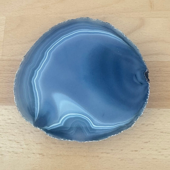 Achát leštěný plátek 27 - cca 9