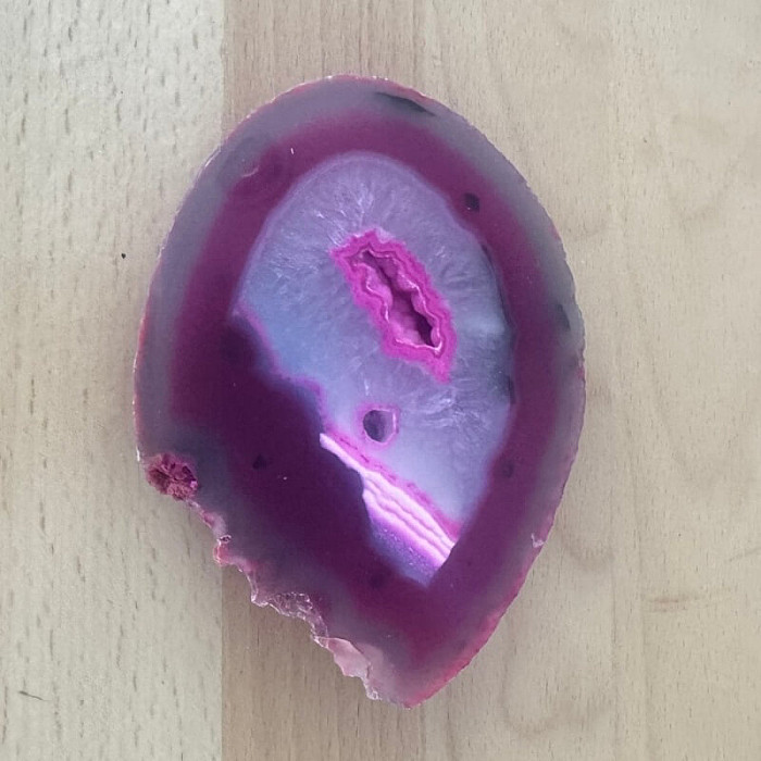 Achát leštěný plátek 28 - cca 11