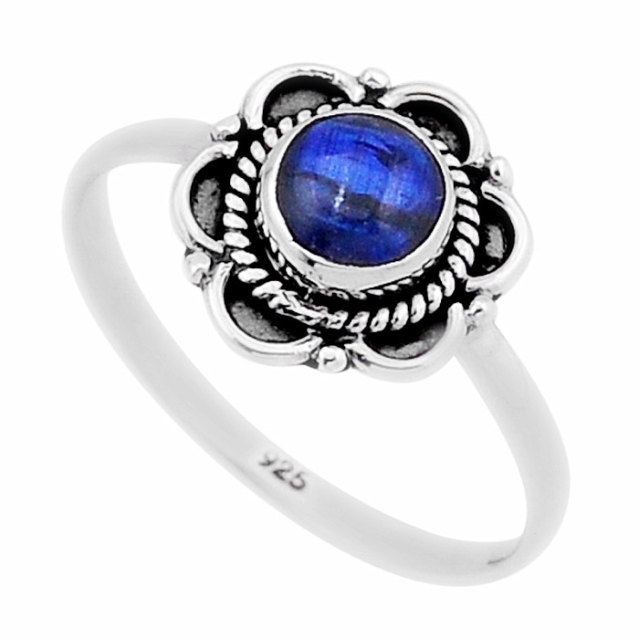 Kyanit modrý prsten stříbro Ag 925 40772 - 60 mm (US 9