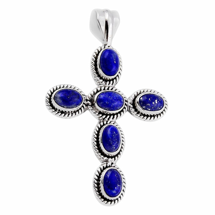 Lapis Lazuli přívěsek stříbro Ag 925 39006 - 3