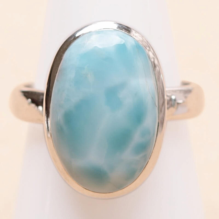 Larimar prsten stříbro Ag 925 LOT414 - 59 mm (US 9)
