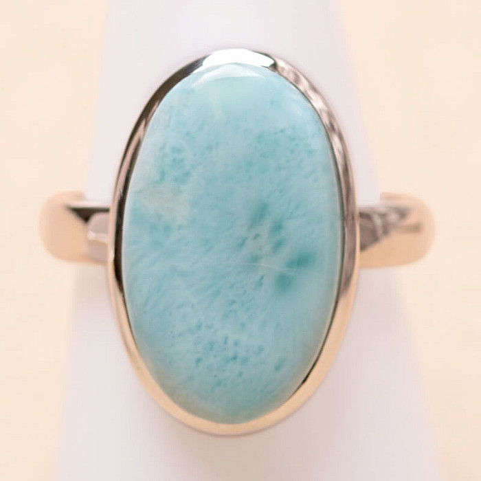 Larimar prsten stříbro Ag 925 LOT419 - 59 mm (US 9)