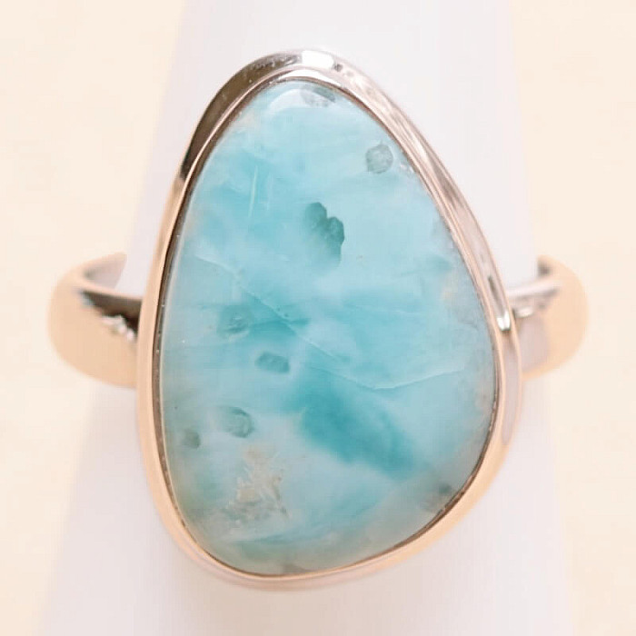Larimar prsten stříbro Ag 925 LOT424 - 59 mm (US 9)