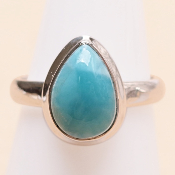 Larimar prsten stříbro Ag 925 LOT430 - 52 mm (US 6)