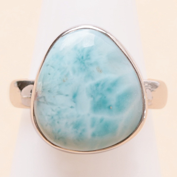 Larimar prsten stříbro Ag 925 LOT431 - 51 mm (US 5