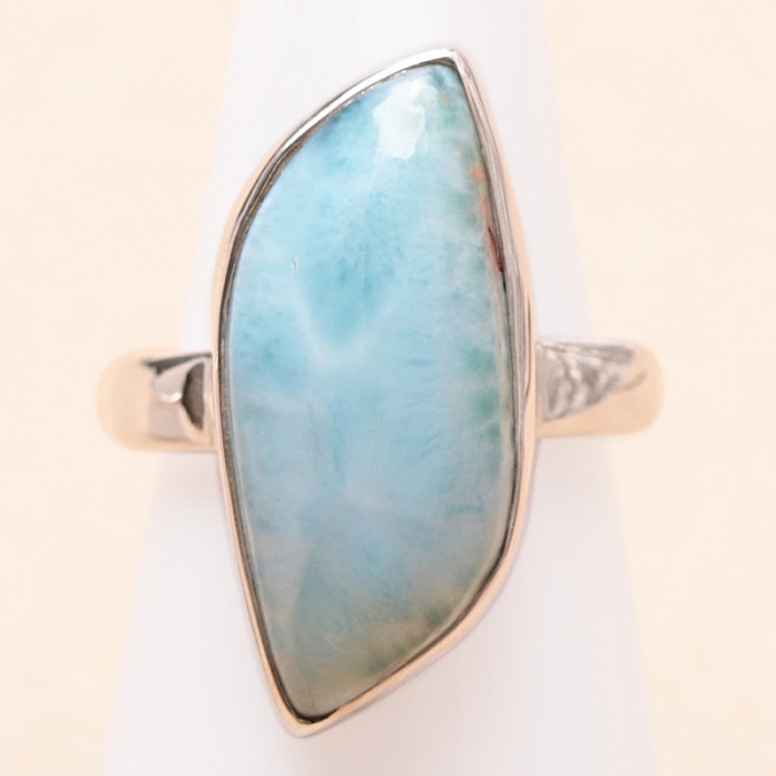 Larimar prsten stříbro Ag 925 LOT437 - 56 mm (US 7