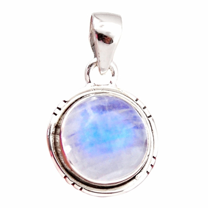 Měsíční kámen duhový přívěsek stříbro Ag 925 41650 - 1