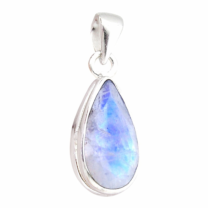 Měsíční kámen duhový přívěsek stříbro Ag 925 41897 - 1