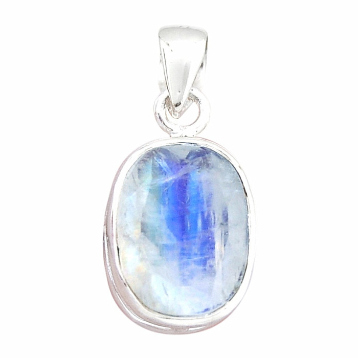Měsíční kámen duhový přívěsek stříbro Ag 925 41899 - 1