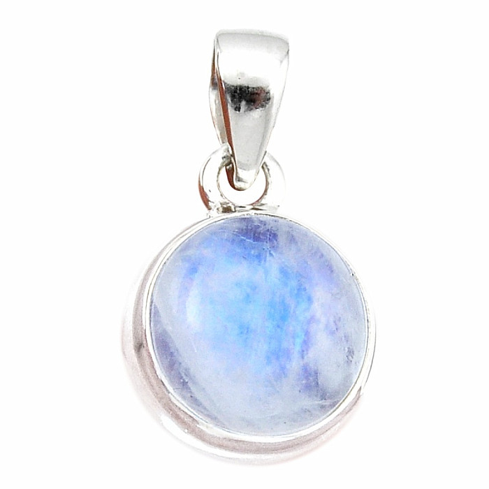 Měsíční kámen duhový přívěsek stříbro Ag 925 44859 - 1