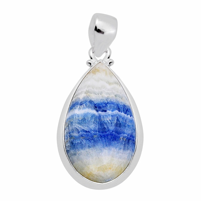 Scheelit modrý přívěsek stříbro Ag 925 30368 - 2