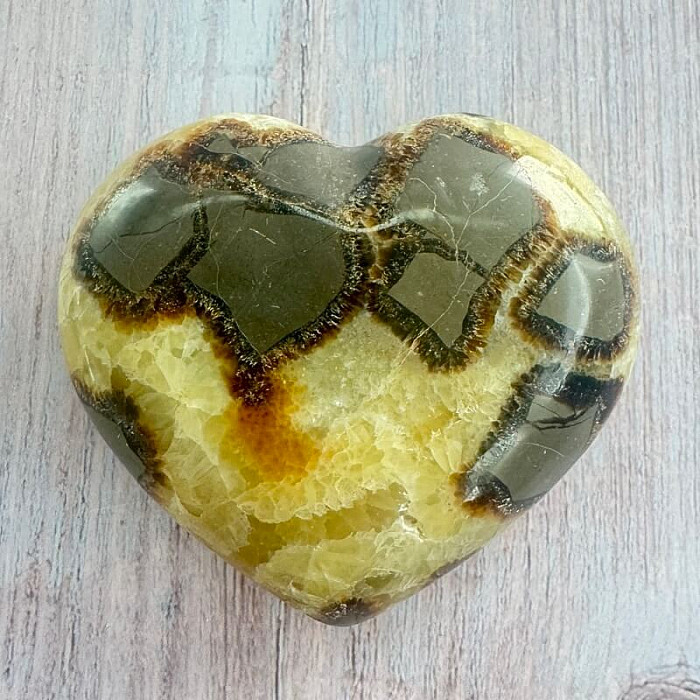 Septárie leštěná Madagaskar Srdce P6-10 - cca 7