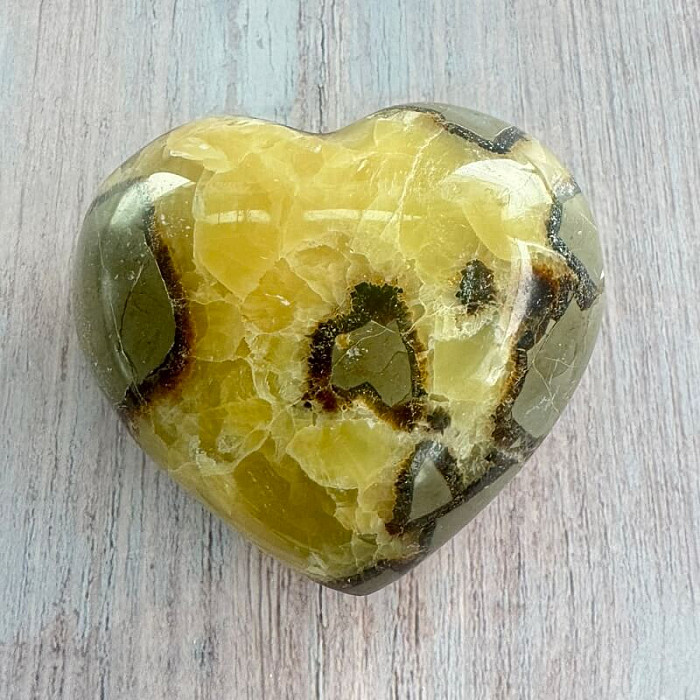 Septárie leštěná Madagaskar Srdce P6-15 - cca 5