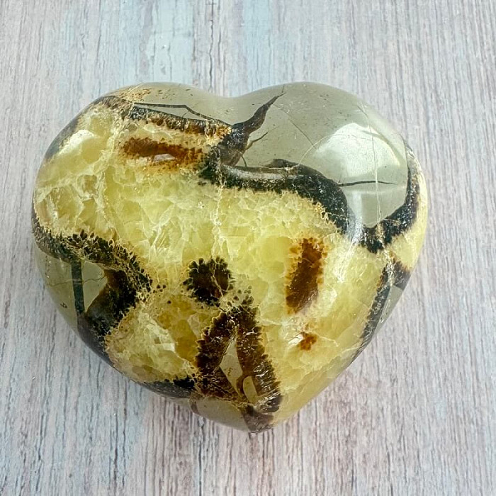 Septárie leštěná Madagaskar Srdce P6-16 - cca 7 x 6