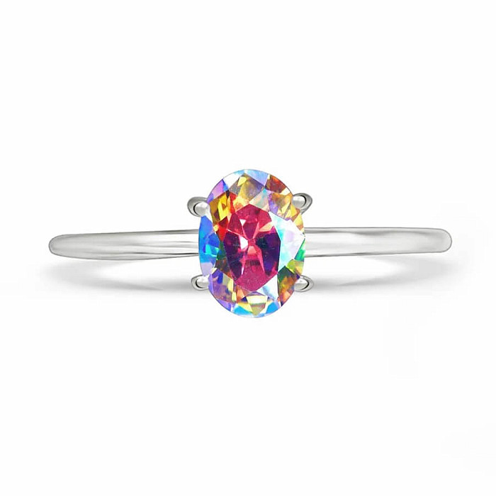 Stříbrný prsten s topazem MYSTIC MERCURY RBC-305-MMT - 49 mm (US 5)