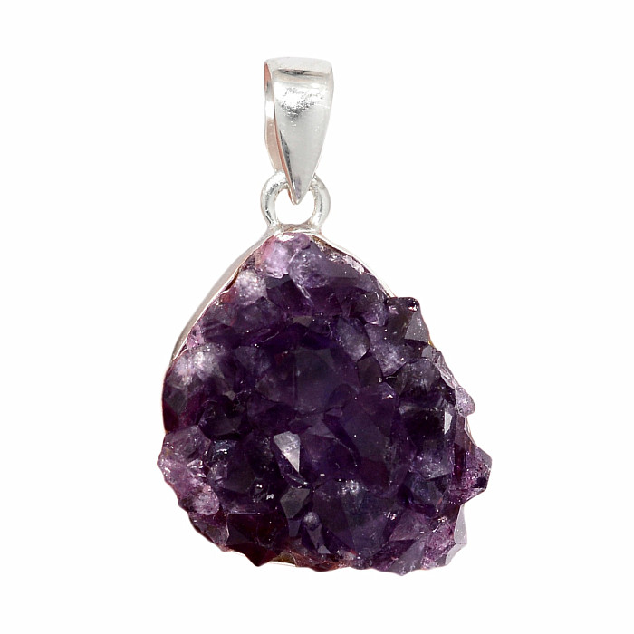 Ametyst drůzička přívěsek stříbro Ag 925 P1588 - 2
