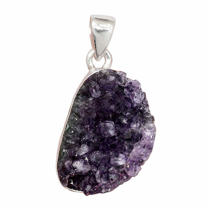 Ametyst drůzička přívěsek stříbro Ag 925 P1591 - 2