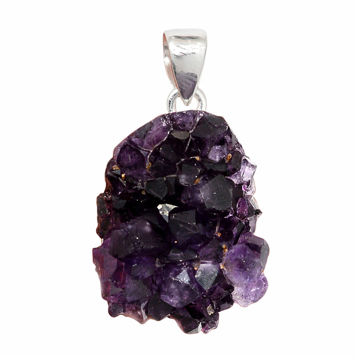 Ametyst drůzička přívěsek stříbro Ag 925 P1592 - 2