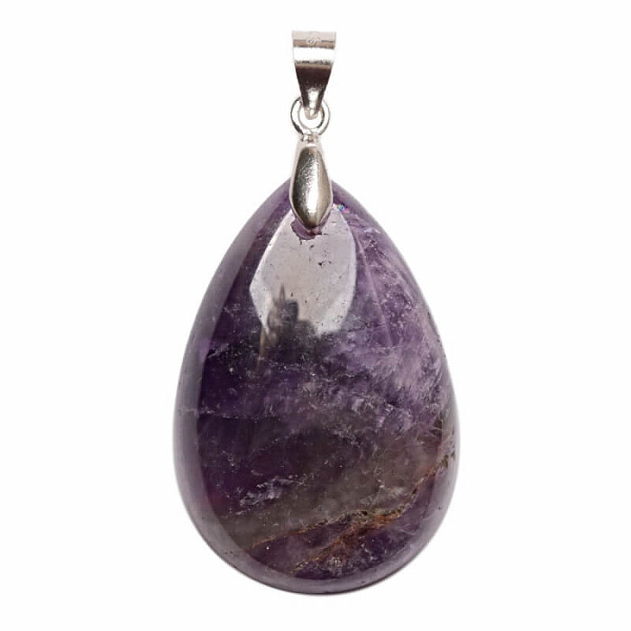 Ametyst přívěsek stříbro Ag 925 č. 2 - 3 cm