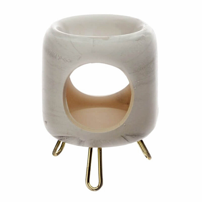 Aroma lampa keramická White cylinder - cca 8 x 11