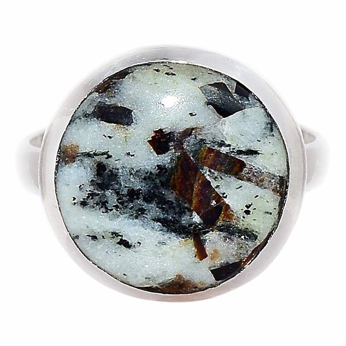 Astrofylit prsten stříbro Ag 925 R167 - 59 mm (US 9)