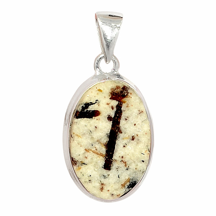 Astrofylit surový přívěsek stříbro Ag 925 P1075 - 2