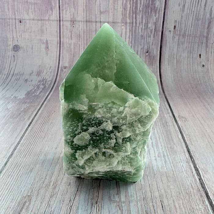 Avanturín zelený špice Brazílie 12 - cca 6 x 10