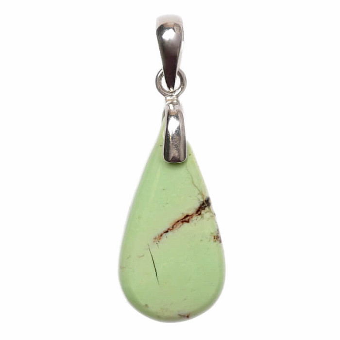 Chryzopras Lemon přívěsek stříbro Ag 925 č. 3 - 2